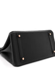 Togo Matte Alligator Birkin Touch 30 Black