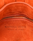 Suede Maxi Intrecciato Padded Chain Cassette Crossbody Bag Maple