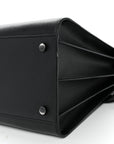 Grained Calfskin Large Sac de Jour Carryall Black