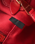 Nappa Matelasse Regular Arcadie Top Handle Bag Rosso