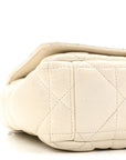 Lambskin Macrocannage Small D1OR Caro Bag Ivory