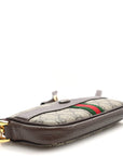 GG Supreme Monogram Web Mini Ophidia GG Bag Brown