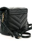 Calfskin Y Quilted Monogram Toy Loulou Crossbody Bag Deep Green