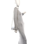 Sponge Boucle Matelasse Mini GG Marmont Shoulder Bag White Light Blue Grey