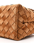 Suede Intrecciato Small Andiamo Shoulder Bag Amber