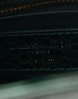 Alligator Crystal Mini Lady D1OR Dark Green