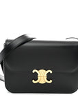 Shiny Calfskin Medium Triomphe Black