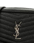 Grain De Poudre Matelasse Monogram Mini Lou Camera Bag Black
