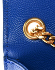 Grain De Poudre Small Classic Monogram Kate Satchel Royal Blue