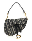 Oblique Saddle Bag Blue