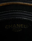 Caviar Quilted Medallion Tote Black
