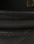 Caviar Quilted Camellia Wallet On Chain WOC Black