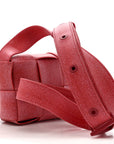 Rubber Maxi Intrecciato Extra Mini Cassette Crossbody Bag Firework