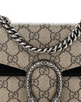 GG Supreme Monogram Mini Dionysus Shoulder Bag Black