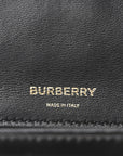 Patent Quilted Horseferry Print Lola Bum Bag Black