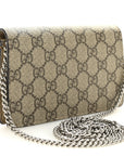 GG Supreme Monogram Super Mini Dionysus Shoulder Bag Taupe