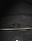 Crinkled Calfskin Macrocannage Large Voyage Bag Black