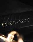 Lambskin Cannage Micro Lady D1OR Black