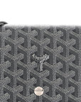 Goyardine Plumet Wallet Clutch Grey
