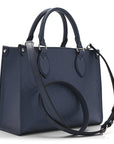 Metallic Empreinte Monogram Giant Onthego PM Navy Nacre