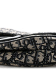 Oblique Saddle Bag Blue