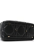 Calfskin Cannage Small The Lady 95.22 Black