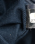 Caviar Quilted Business Affinity Waist Belt Bag Navy