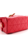 Caviar Quilted Mini CHNL 25 Handbag Red
