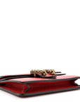 Calfskin Super Mini Dionysus Shoulder Bag Hibiscus Red