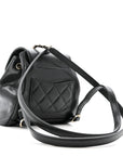 Caviar Quilted Mini Business Affinity Backpack Black
