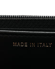 Caviar Quilted Crystal CC Wallet On Chain WOC Black