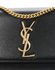 Grain De Poudre Small Monogram Kate Satchel Black