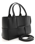 Nappa Maxi Intrecciato Arco Tote Black