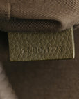 Oblique Saddle Triple Pouch Green