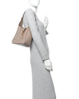 Grained Calfskin Small Le 5 A 7 Soft Hobo Dusty Grey