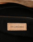 Waxed Suede Calfskin Classic Hardware Medium Le City Camel