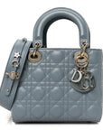 Lambskin Cannage Small My ABCD1OR Lady D1OR Cloud Blue