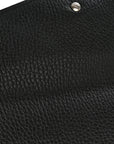 Pebbled Calfskin Small Dionysus Shoulder Bag Black