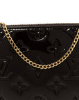 Vernis Monogram Mini Pochette Accessories Amarante