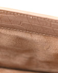 Calfskin Crocodile Embossed Medium Monogram Sunset Rose Antic