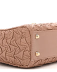 Lambskin Gathered Mini Lady D1OR Fard