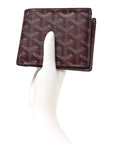 Goyardine Bi-Fold Victoire PM Wallet Burgundy