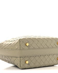 Calfskin Nappa Intrecciato Mini Wallace Travertine