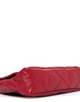 Lambskin Quilted Large CHNL 19 Flap Red