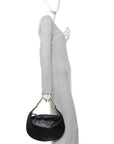 Calfskin La Medusa Chain Hobo Black