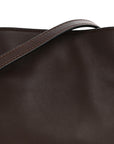 Calfskin Mini Flamenco Knot Clutch Chocolate