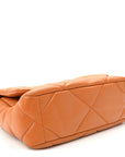 Lambskin Quilted Medium CHNL 19 Flap Light Brown