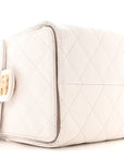Caviar Quilted Small CHNL 25 Handbag White