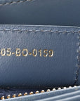 Lambskin Cannage Medium Lady D1OR Denim Blue