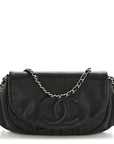 Caviar Half Moon Wallet On Chain WOC Black